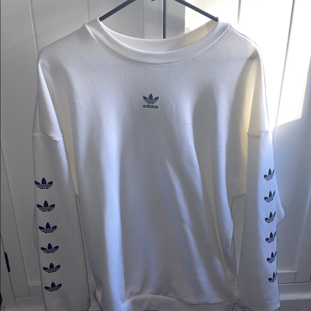 White adidas hoodie